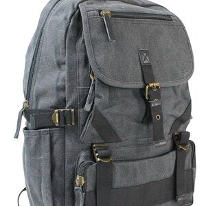 19" Mountain Hiking Sport Canvas Backpack C05GRY